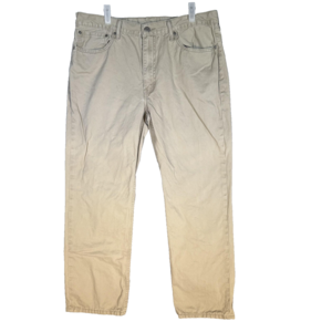 Levi's 514 Jeans Mens 38x30 Tan Khaki Straight Fit Cotton Denim Pants